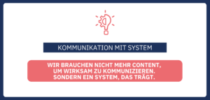 Kommunikation mit System